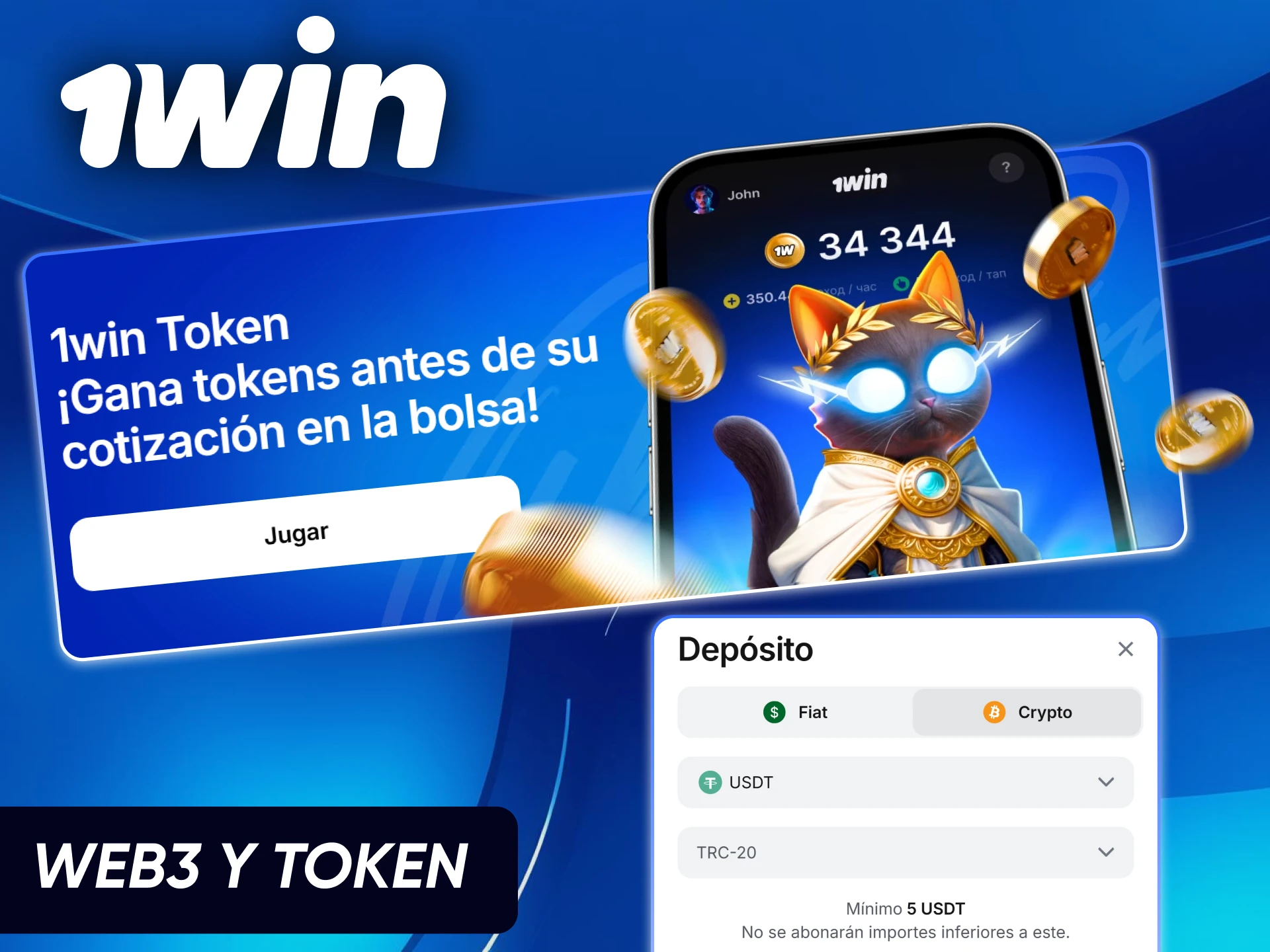 1win Token en la plataforma