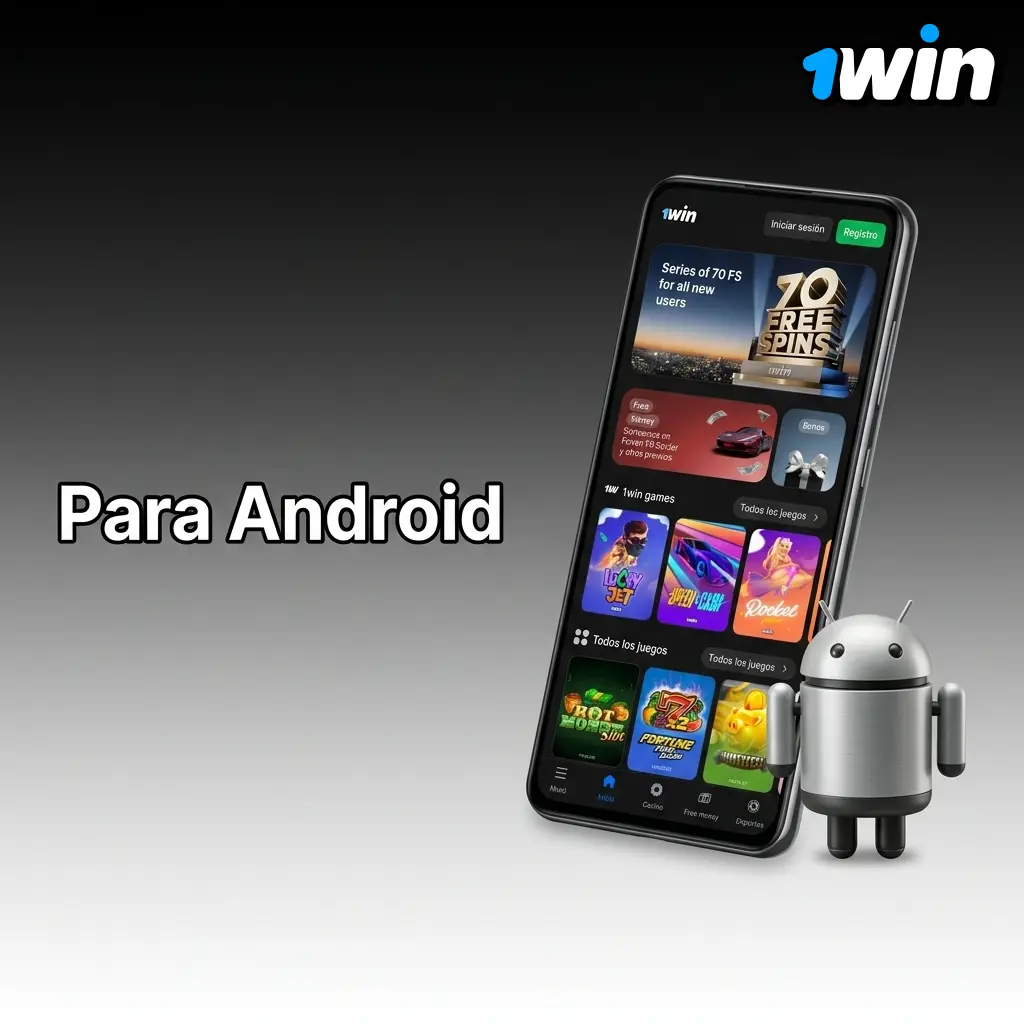 Guía de instalación APK de 1win para Android sin Google Play, pasos sencillos